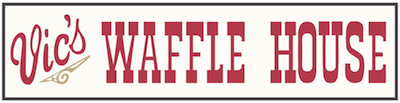 Vic's Waffle House Logo